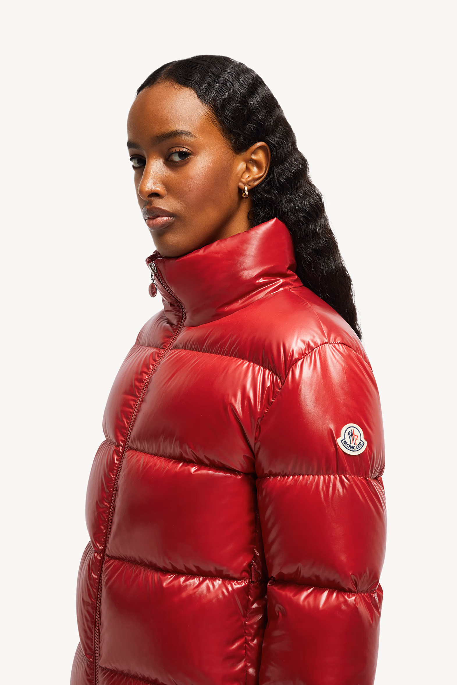 Doudoune courte Abbadia Femmes Rouge Moncler 4